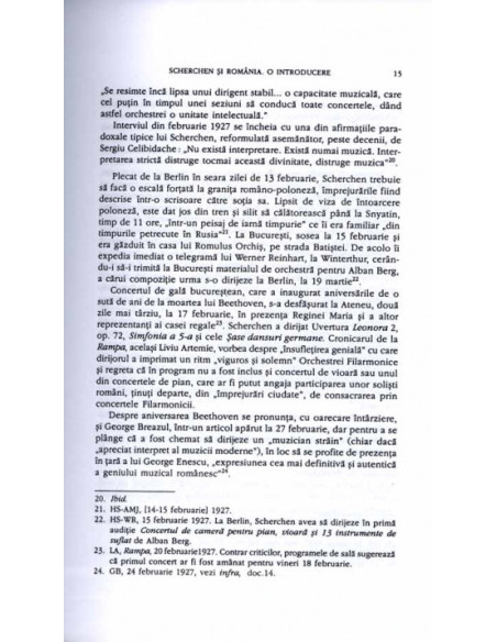 Vieţile unui dirijor: Hermann Scherchen. Vol I: Memorii, vol II: Scherchen şi România