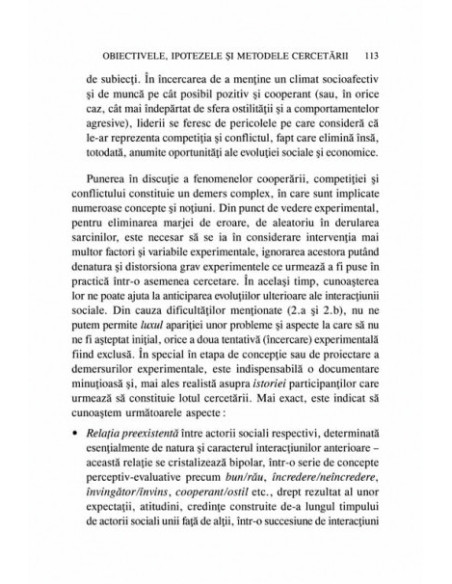 Psihologia relațiilor interpersonale. Competiție și conflict
