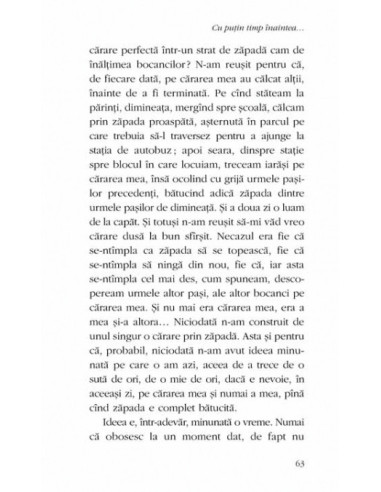 Cu puțin timp înaintea coborîrii... Cu puțin timp înaintea coborîrii...