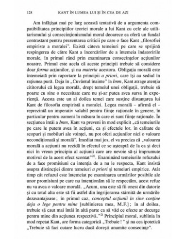 Kant în lumea lui şi în cea de azi....