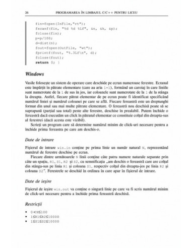 Programarea în limbajul C/C++ pentru...