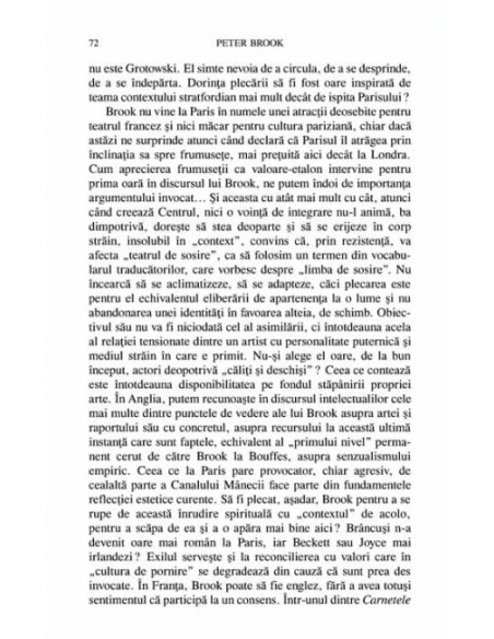 Peter Brook. Spre teatrul formelor simple