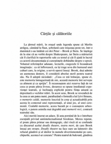 Peter Brook. Spre teatrul formelor simple