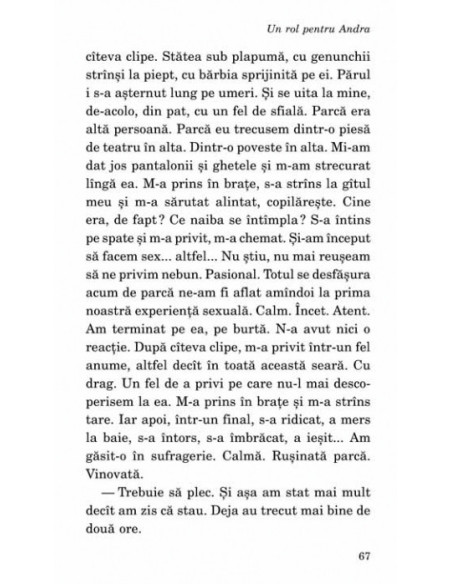 Un rol pentru Andra