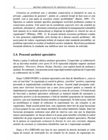 Metode apreciative în asistenţa socială