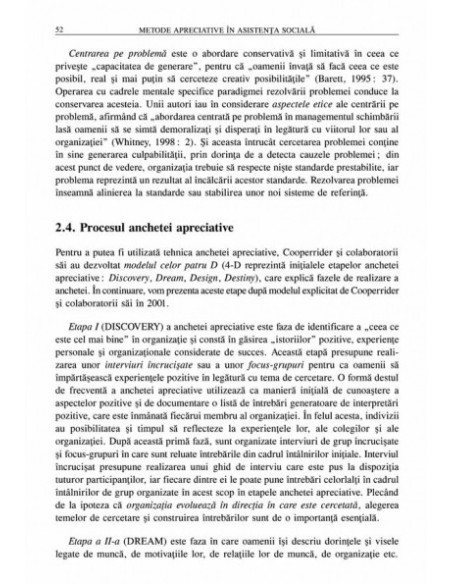 Metode apreciative în asistenţa socială