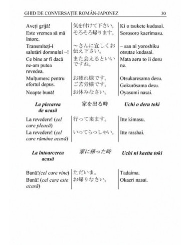 Ghid de conversație român-japonez