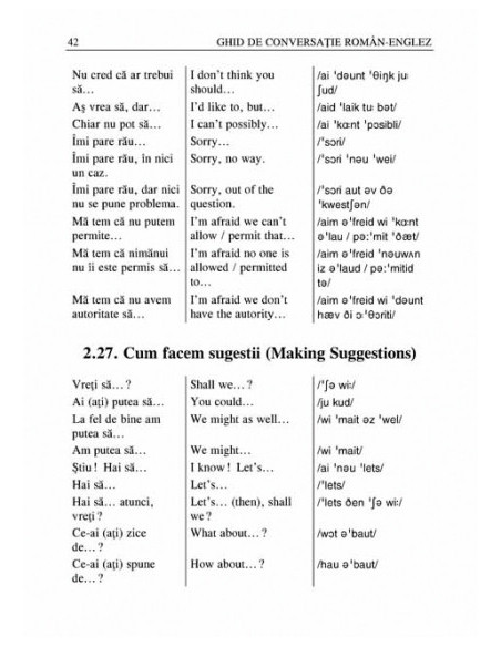 Ghid de conversație român-englez