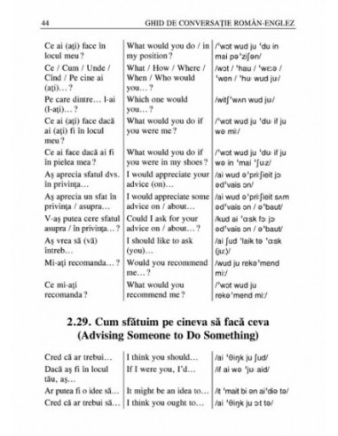 Ghid de conversație român-englez