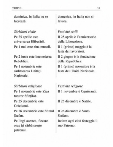 Ghid de conversație român-italian