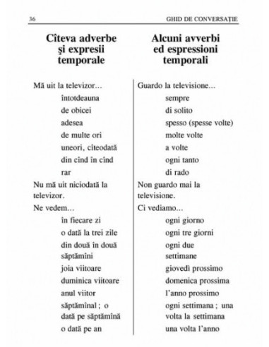 Ghid de conversație român-italian