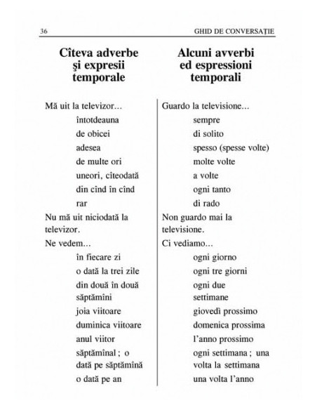 Ghid de conversație român-italian