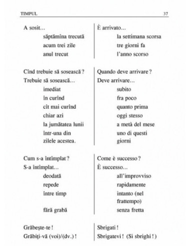 Ghid de conversație român-italian
