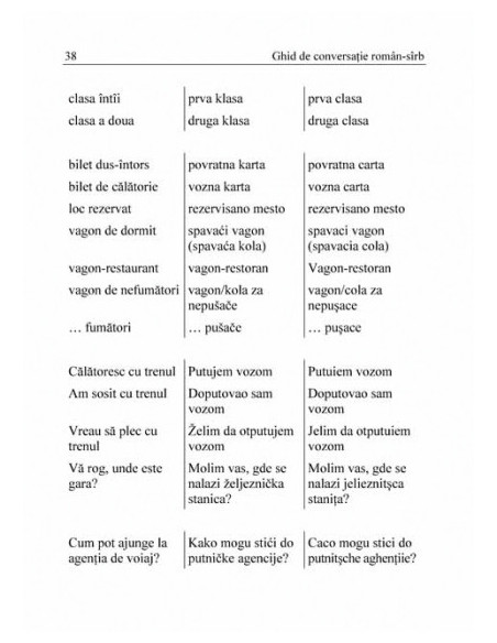 Ghid de conversație român-sârb