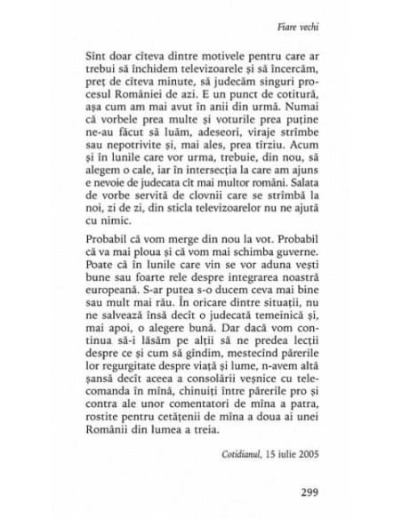 Fiare vechi. Dileme cotidiene