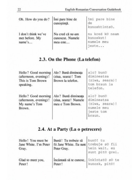 Ghid de conversație englez-român