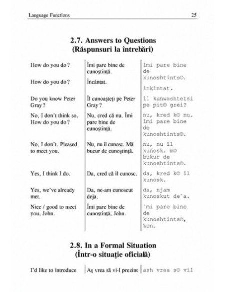 Ghid de conversație englez-român