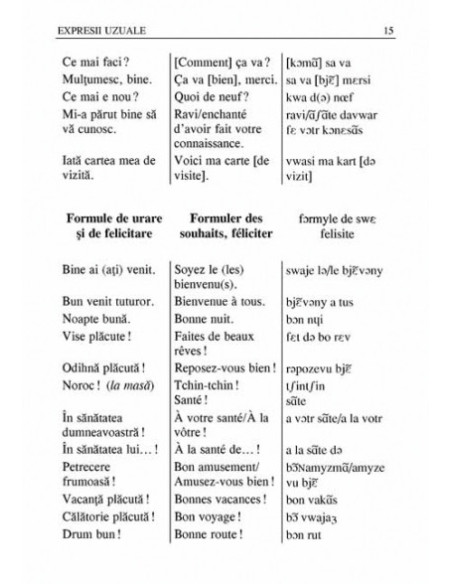 Ghid de conversație român-francez