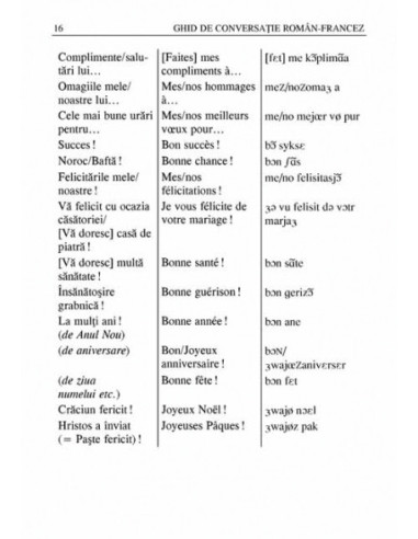 Ghid de conversație român-francez