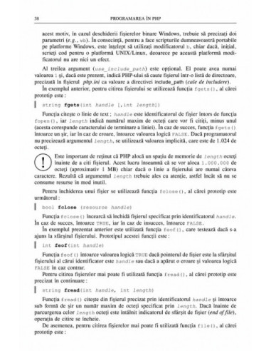 Programarea în PHP. Ghid practic Programarea în PHP. Ghid practic