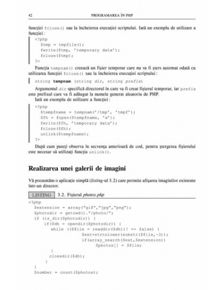 Programarea în PHP. Ghid practic