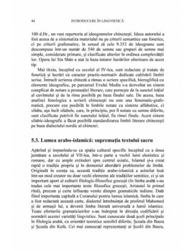 Introducere în lingvistică