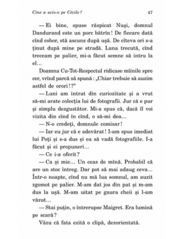 Cine a ucis-o pe Cécile?