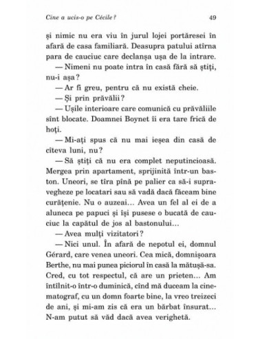 Cine a ucis-o pe Cécile?