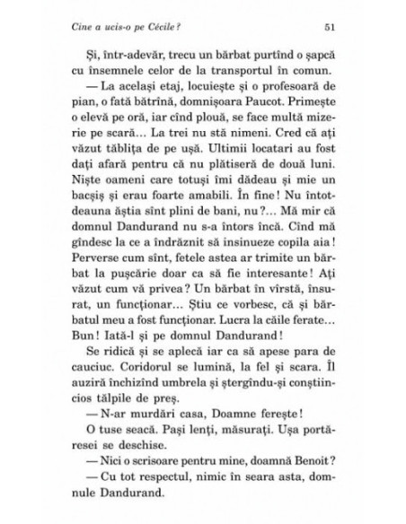 Cine a ucis-o pe Cécile?