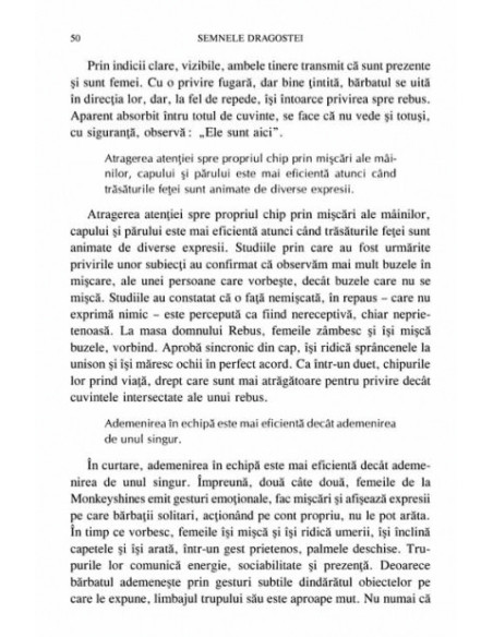 Semnele dragostei şi limbajul trupului.