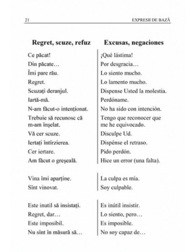 Ghid de conversație român-spaniol