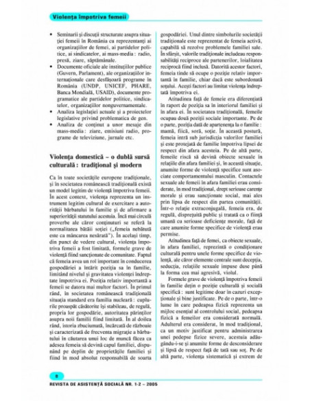 Revista de Asistență Socială. Nr. 1-2/2005