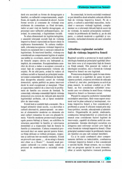 Revista de Asistență Socială. Nr. 1-2/2005