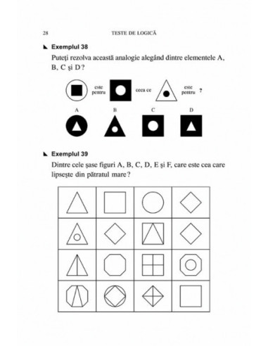 Teste de logică. Exerciţii şi soluţii