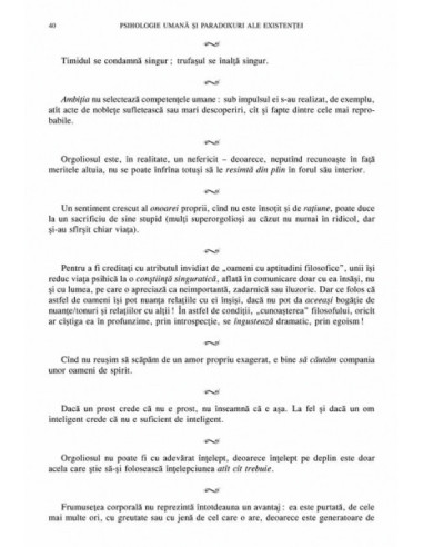 Psihologie umană și paradoxuri ale... Psihologie umană și paradoxuri ale...