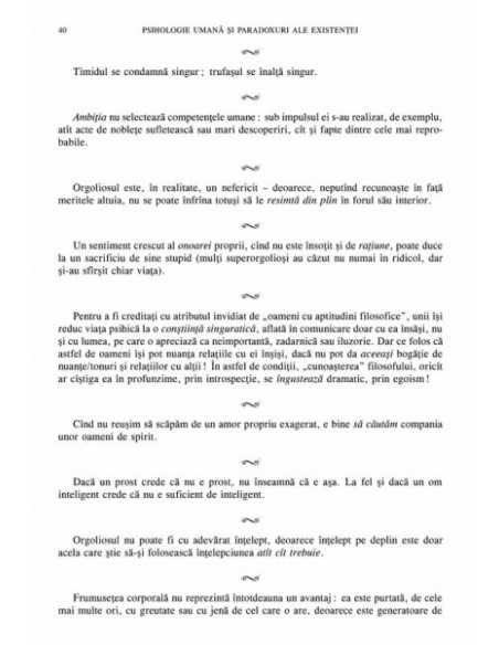 Psihologie umană și paradoxuri ale existenței