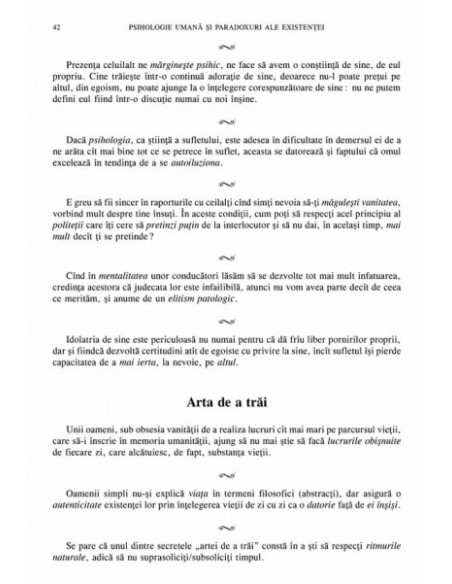 Psihologie umană și paradoxuri ale existenței