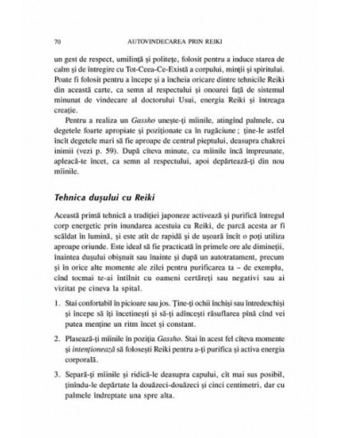 Autovindecarea prin Reiki. 
