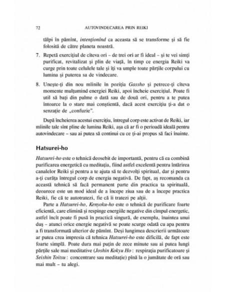 Autovindecarea prin Reiki. 