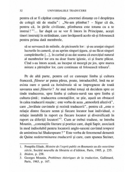 Universaliile traducerii. Studii de traductologie