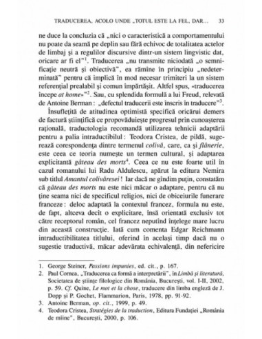 Universaliile traducerii. Studii de... Universaliile traducerii. Studii de...