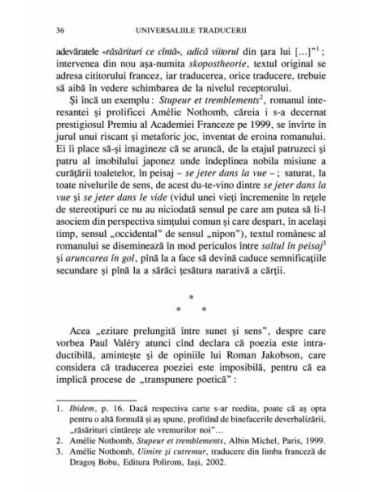 Universaliile traducerii. Studii de... Universaliile traducerii. Studii de...