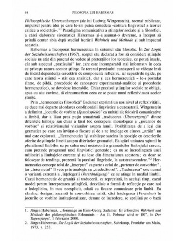 Filosofia lui Habermas