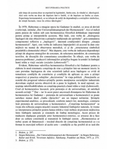 Filosofia lui Habermas