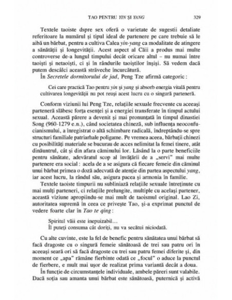 Tao pentru sănătate, sex şi longevitate