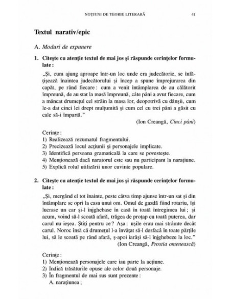 Limba română prin exerciții, compuneri și teste. Repere teoretice și aplicații pentru clasele a IV-a si a V-a
