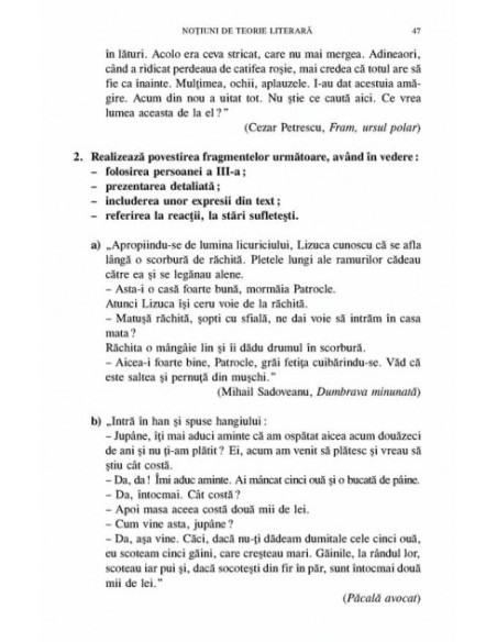 Limba română prin exerciții, compuneri și teste. Repere teoretice și aplicații pentru clasele a IV-a si a V-a