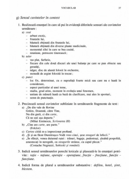 Limba şi literatura română pentru examene şi performanţă