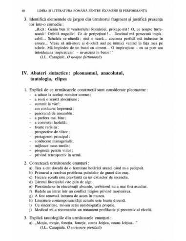 Limba şi literatura română pentru...