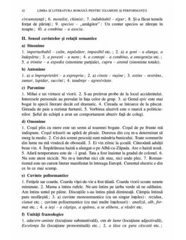 Limba şi literatura română pentru...
